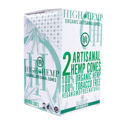 High Hemp - Organic Hemp Artisanal Pre-Roll Cone (2ct) - Display of 15