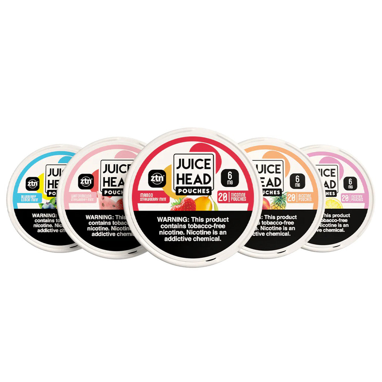 Juice Head - Nicotine Pouches (20ct) - Pack of 5