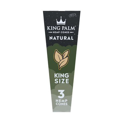 King Palm - King Size Pre-Roll Hemp Cones (3pk) - Display of 30