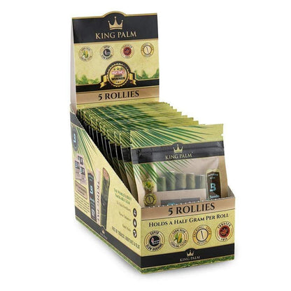 King Palm - Rollies Pre-Roll Cones - Pack of 5 - Display of 15