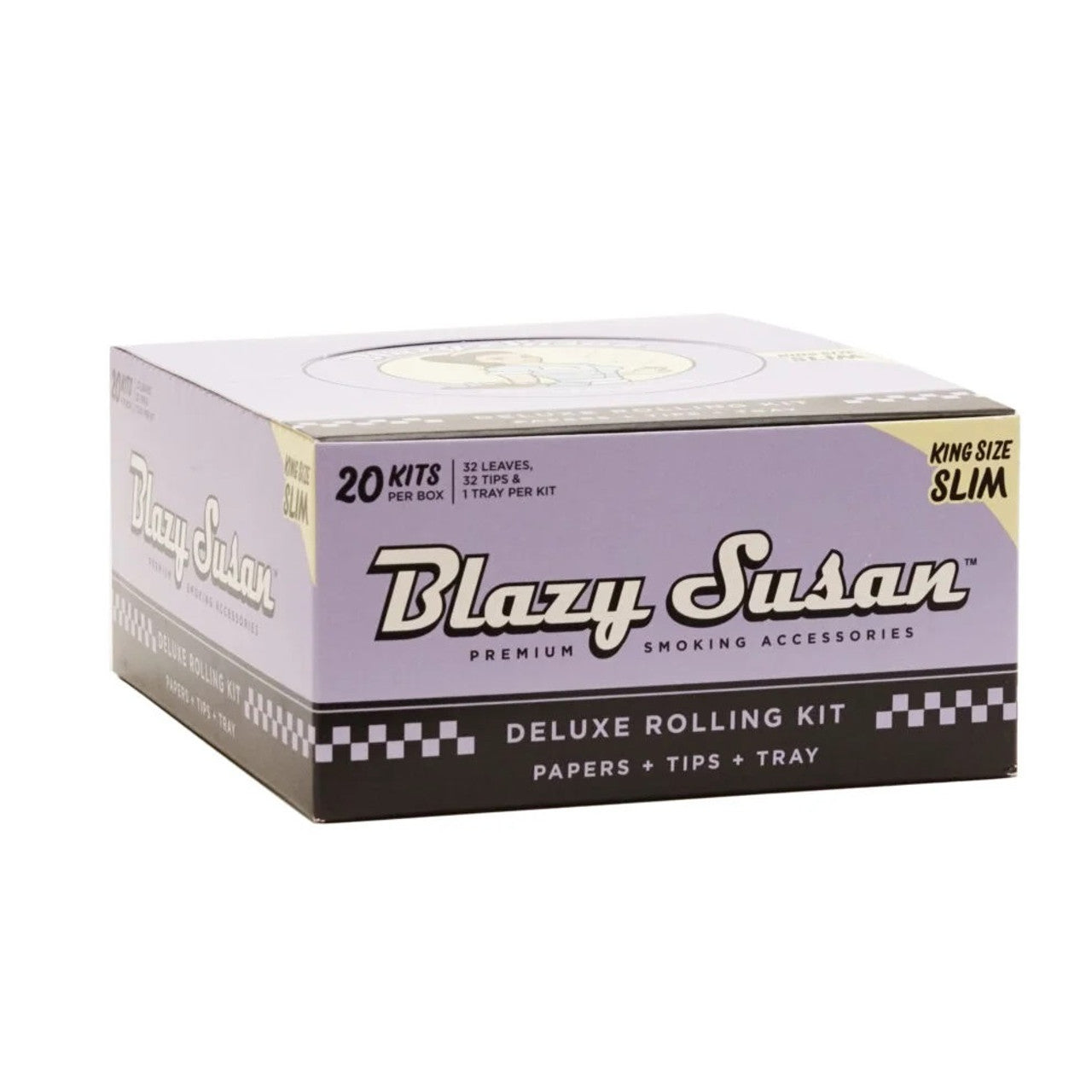 Blazy Susan® - Purple King Size Slim Deluxe Rolling Kit - Display of 20