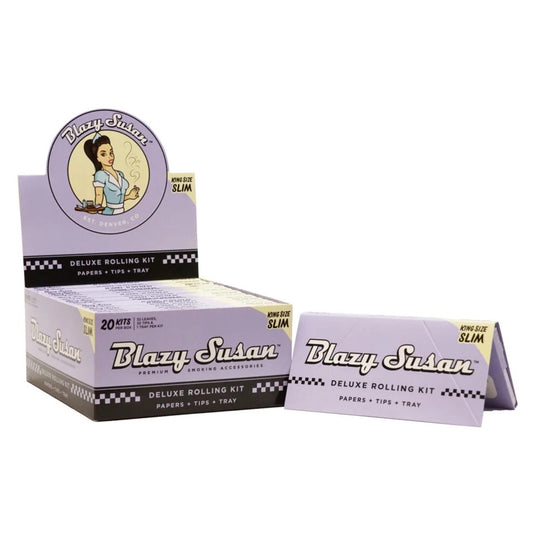 Blazy Susan® - Purple King Size Slim Deluxe Rolling Kit - Display of 20