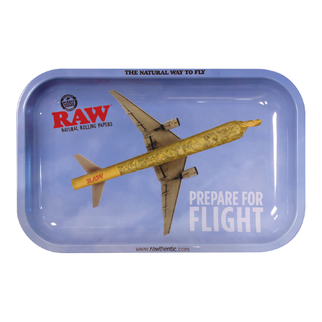 RAW® - Metal Rolling Tray Prepare For Flight - Small