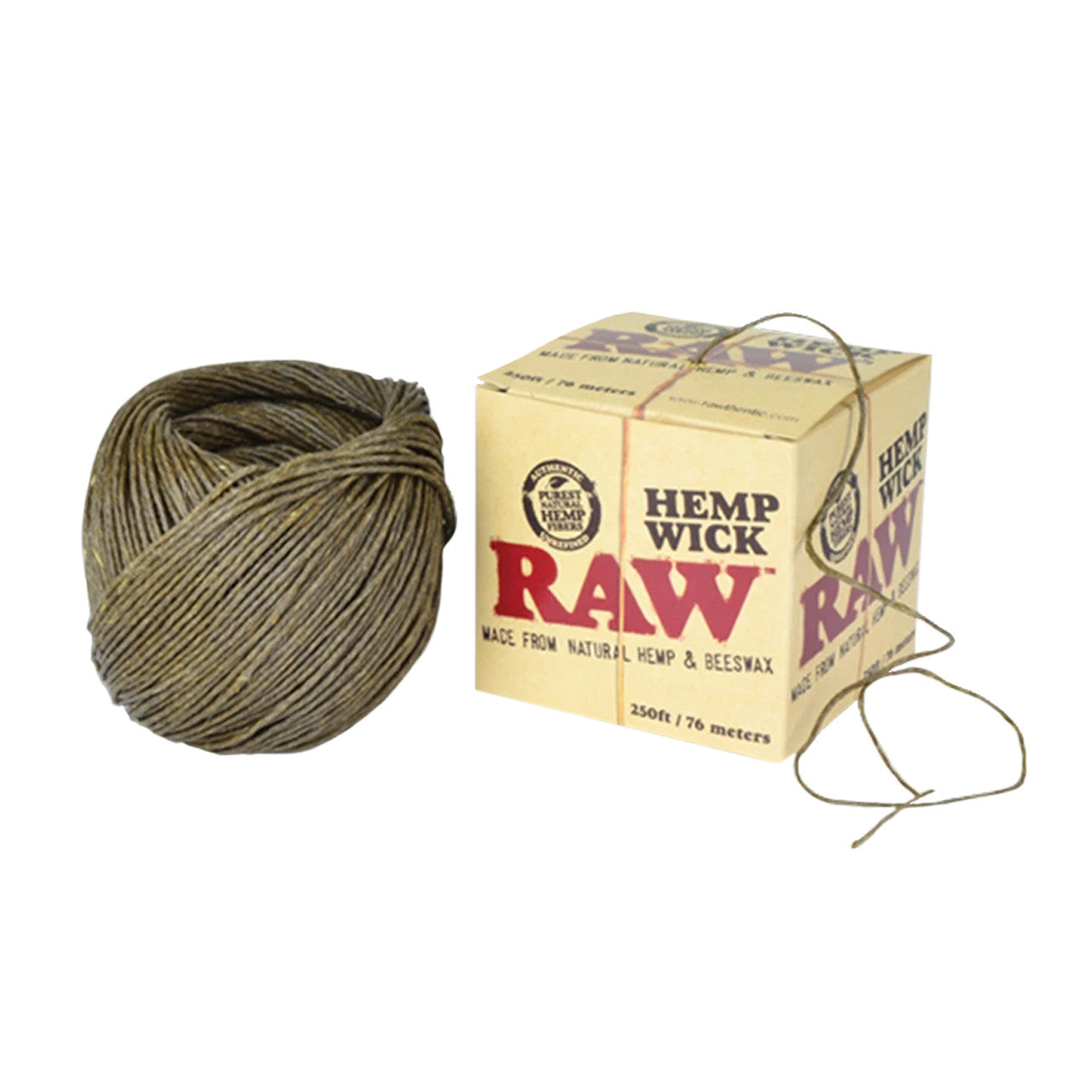 RAW® - Hemp Wick European Edition (250ft) - Single Piece