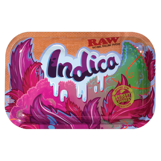 RAW® - Metal Rolling Tray Indica Design - Small