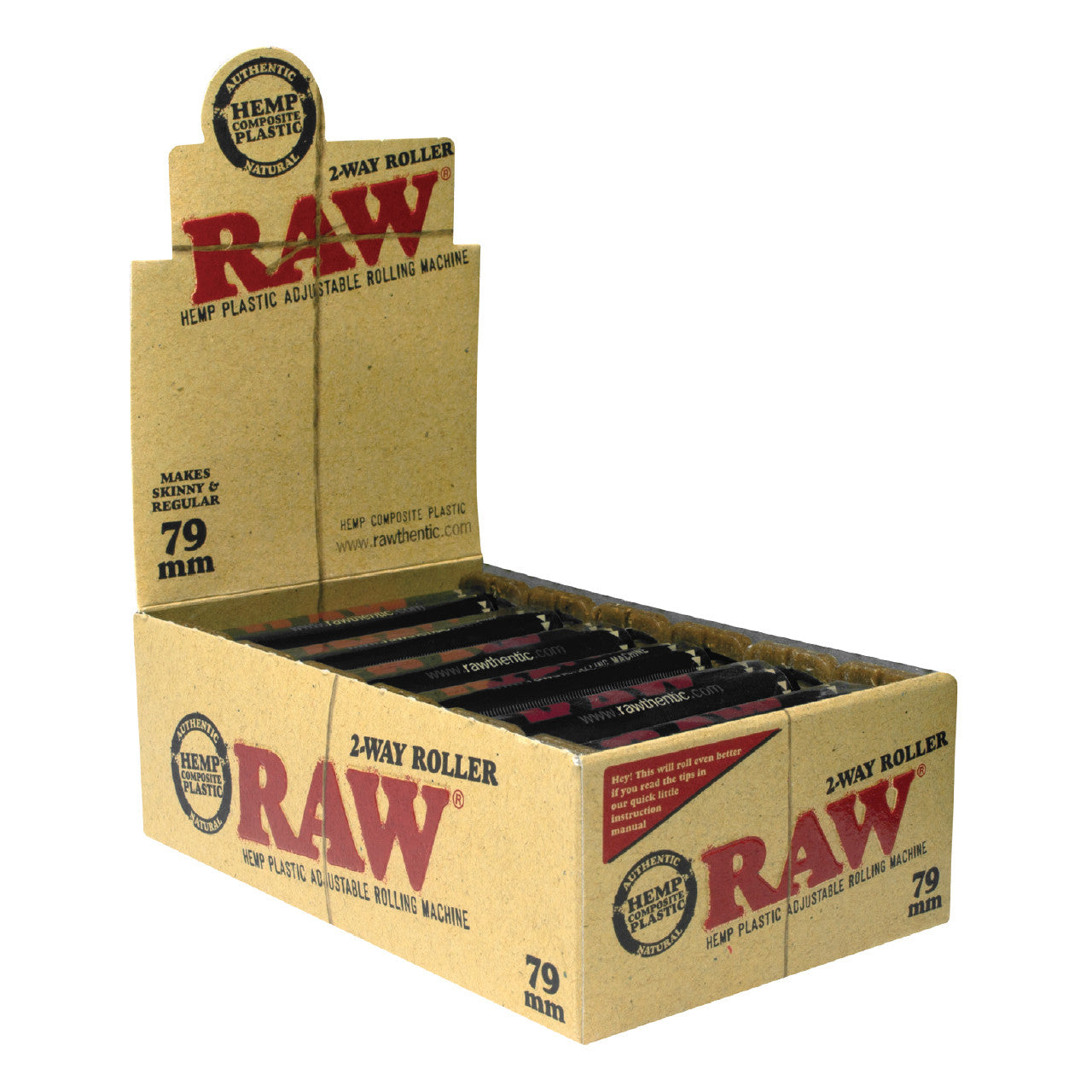 RAW® - Rolling Machine - 79mm 2-Way Adjustable - Display of 12