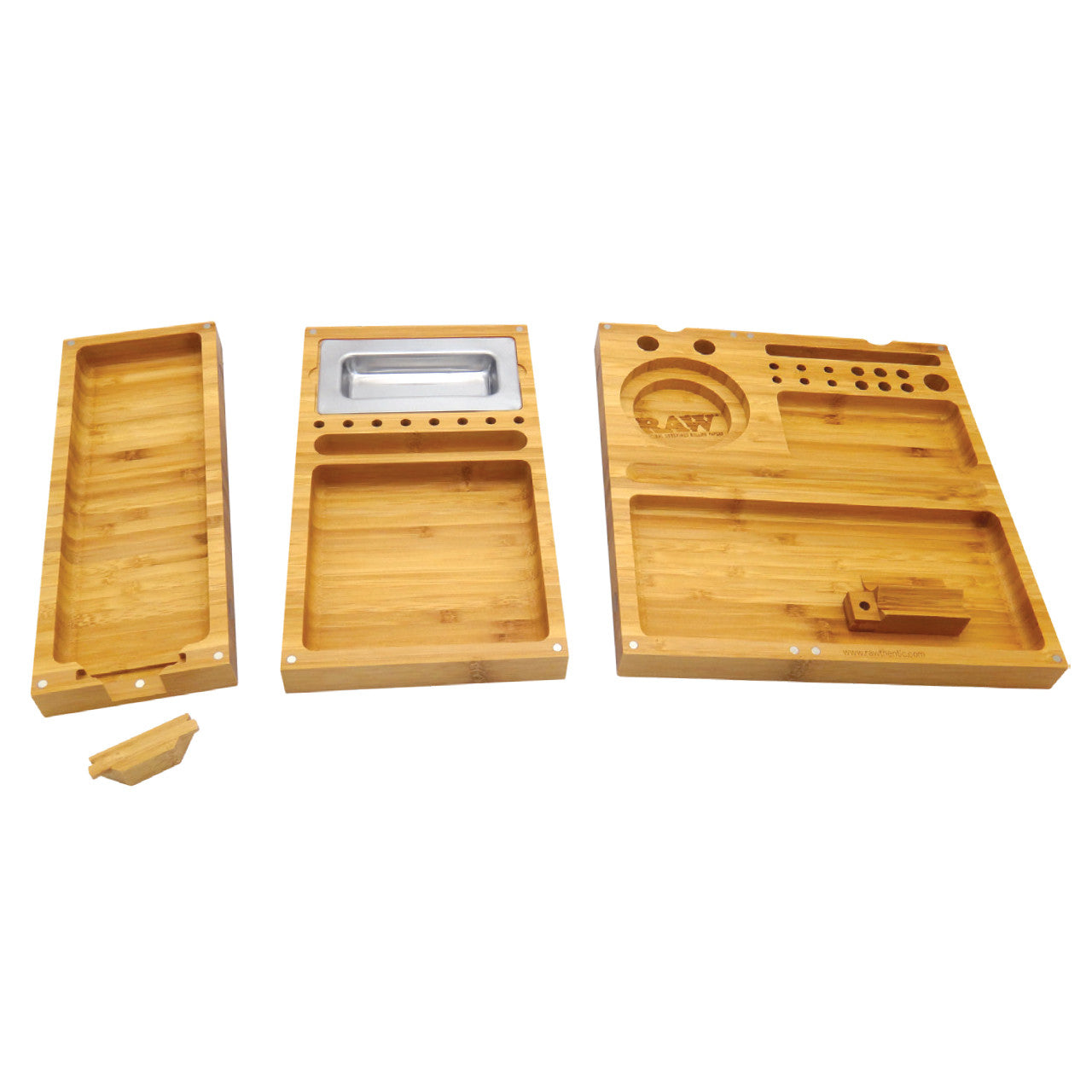 RAW® - Bamboo Rolling Tray - Triple Flip