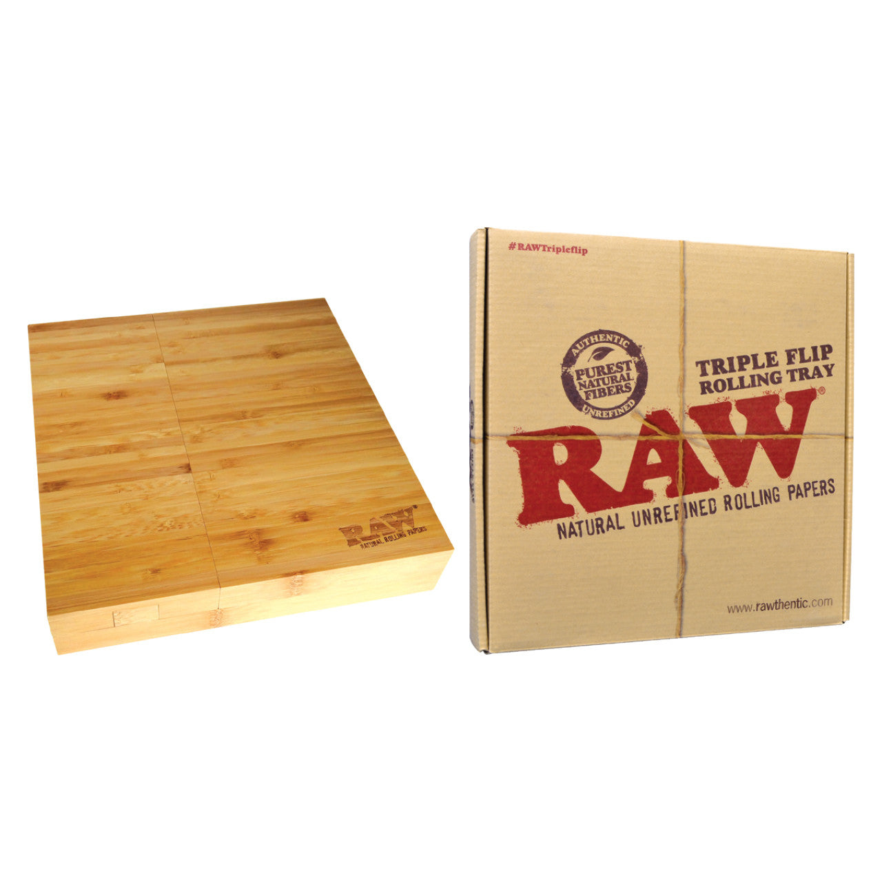 RAW® - Bamboo Rolling Tray - Triple Flip