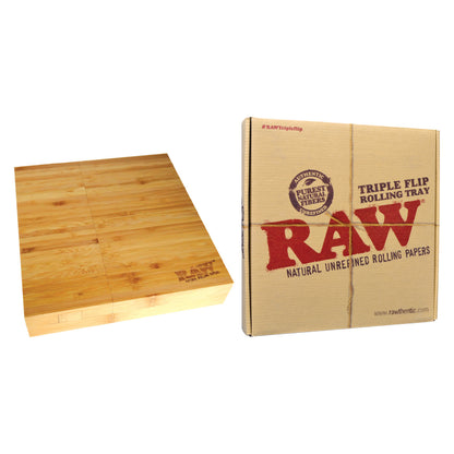 RAW® - Bamboo Rolling Tray - Triple Flip