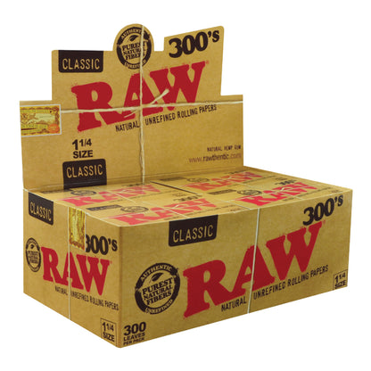 RAW® - Classic Rolling Papers - 300's 1¼ (20ct) - Display of 20