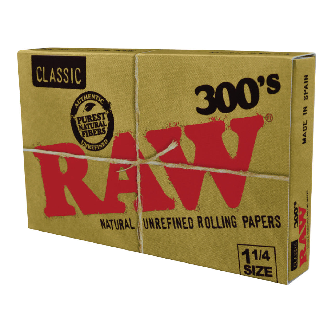 RAW® - Classic Rolling Papers - 300's 1¼ (20ct) - Display of 20