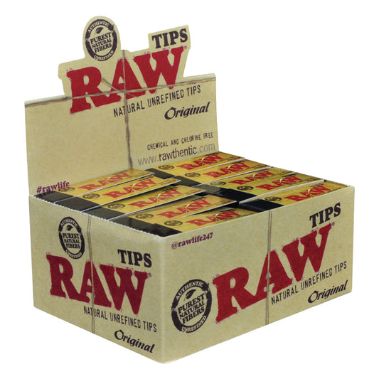 RAW® - Original Rolling Tips (50ct) - Display of 50