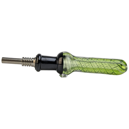 3.75" Color Ball Swirl Nectar Pipe - with 10M Titanium Tip