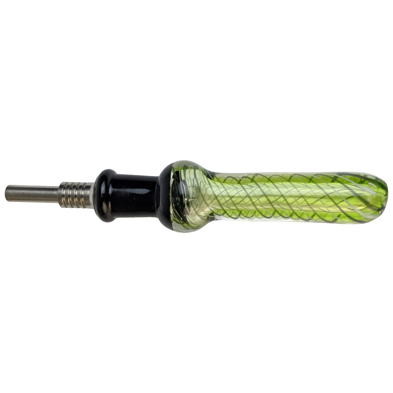 3.75" Color Ball Swirl Nectar Pipe - with 10M Titanium Tip