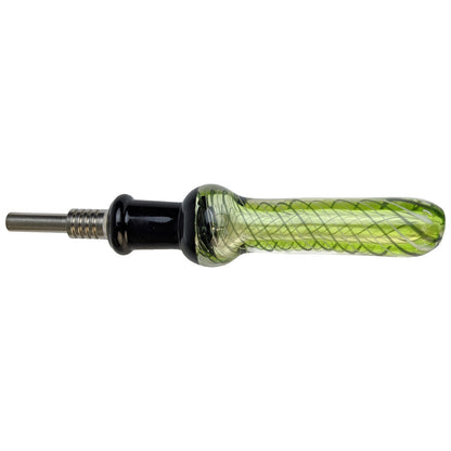 3.75" Color Ball Swirl Nectar Pipe - with 10M Titanium Tip