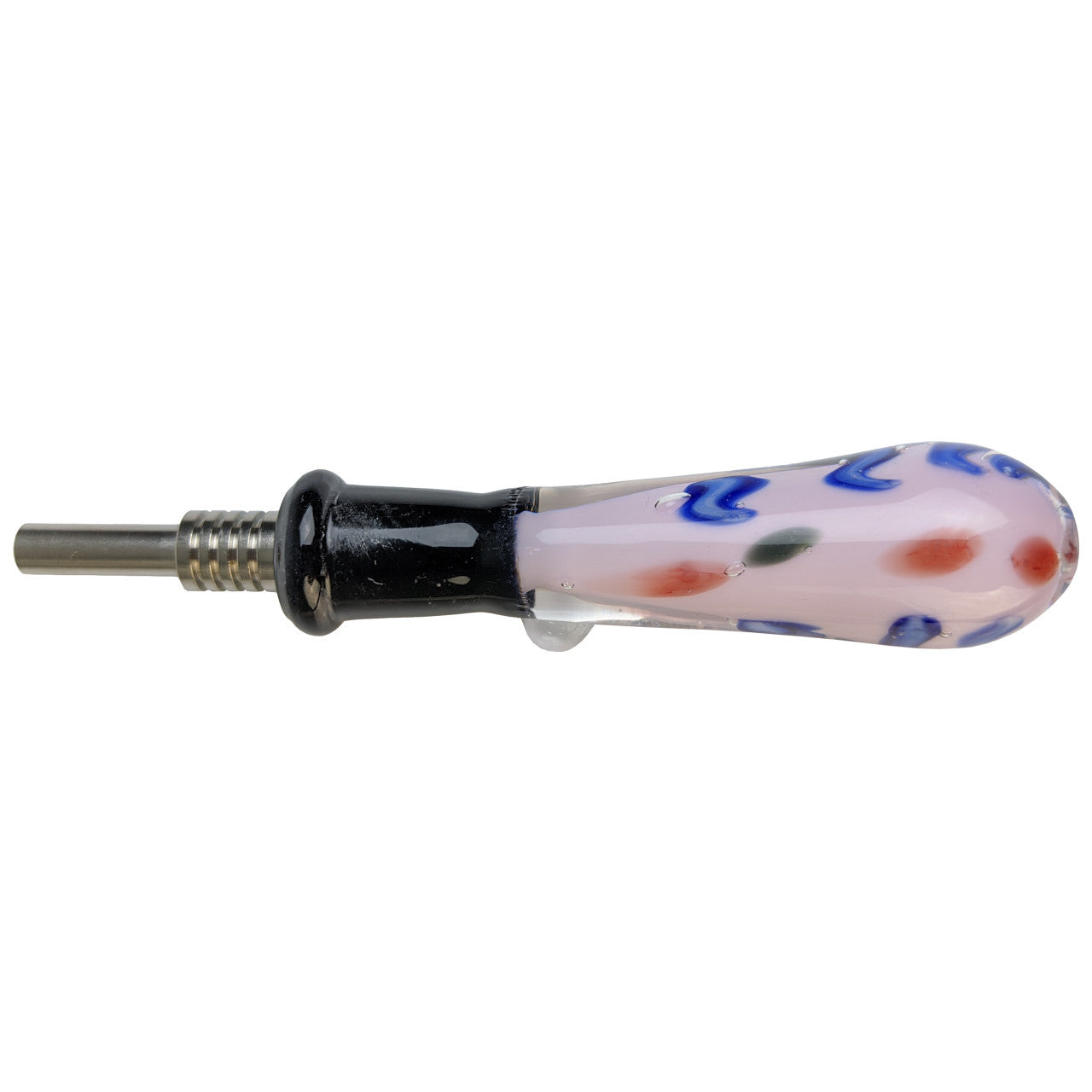 3.25" Slyme with Color Splash Nectar Pipe - with 10M Titanium Tip