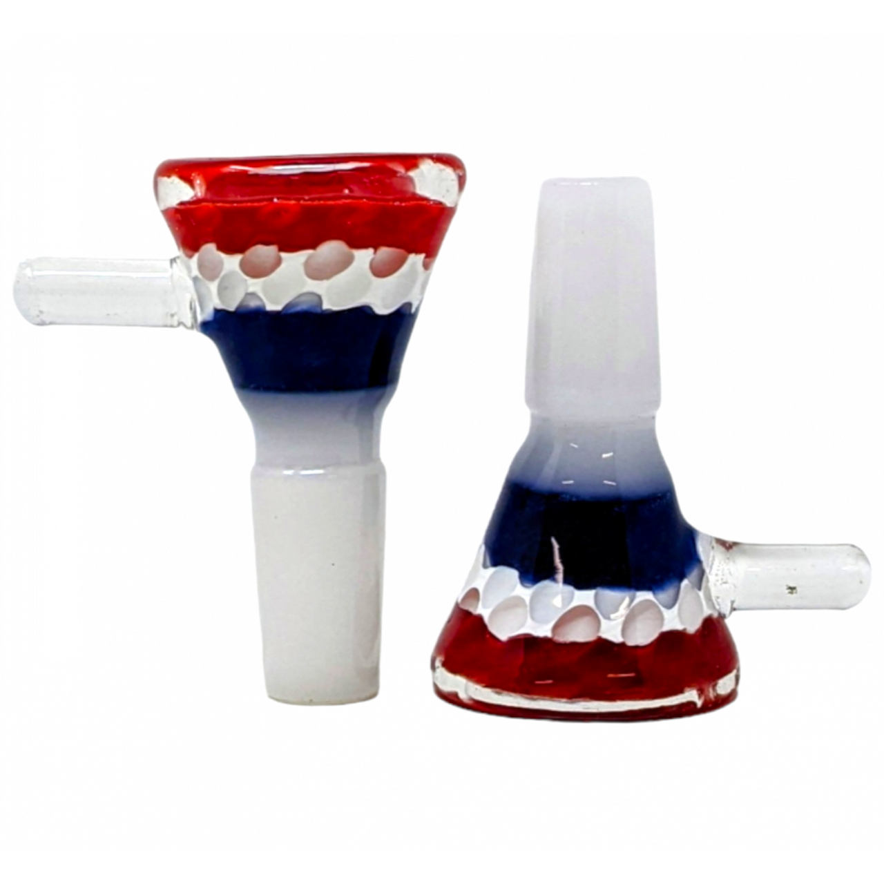 Red White Blue Honeycomb Bowl 14M - 2 Pack