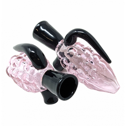 3.5" Pink Grenade Chillum Hand Pipe - 2 Pack