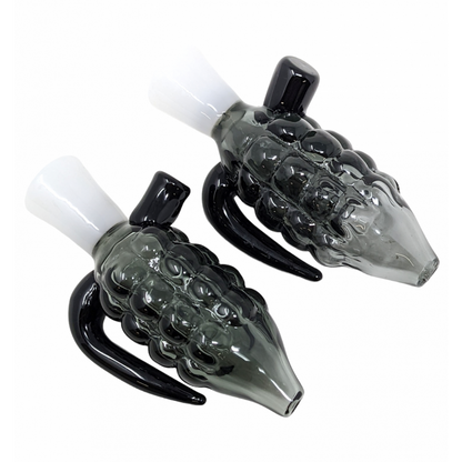 3.5" Black Grenade Chillum Hand Pipe - 2 Pack