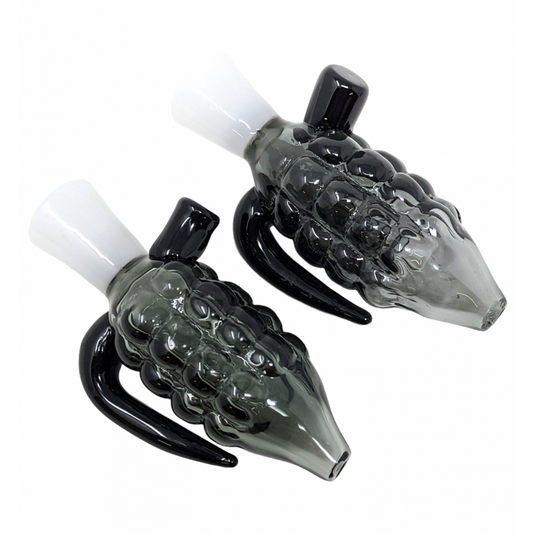 3.5" Black Grenade Chillum Hand Pipe - 2 Pack