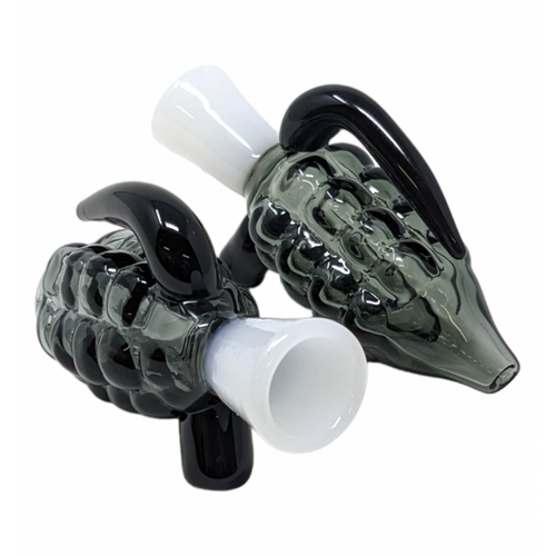 3.5" Black Grenade Chillum Hand Pipe - 2 Pack