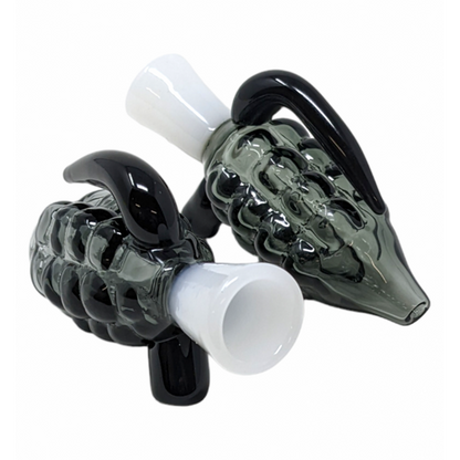 3.5" Black Grenade Chillum Hand Pipe - 2 Pack