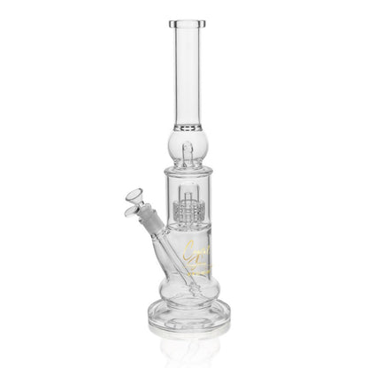 High Point Glass - Crystal Series 16" Matrix Perc Big Rig Water Pipe - with 14M Bowl