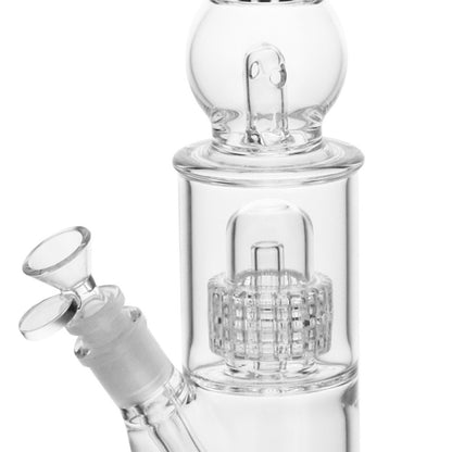 High Point Glass - Crystal Series 16" Matrix Perc Big Rig Water Pipe - with 14M Bowl