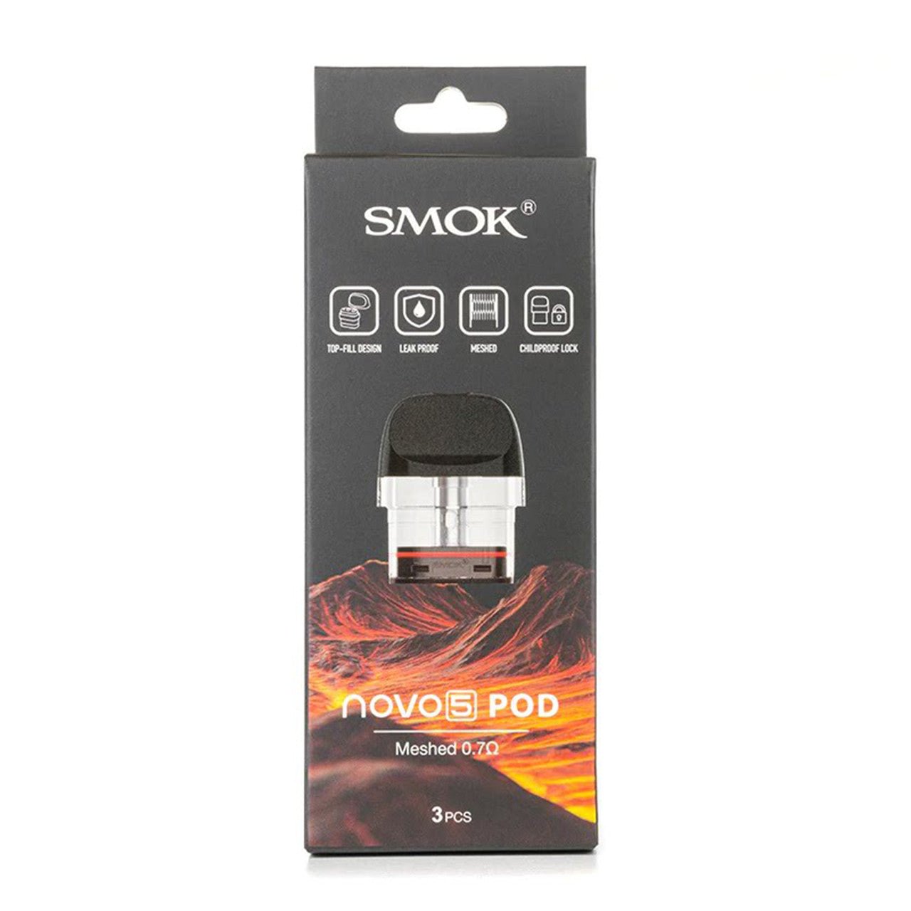 SMOK - Novo 5 0.7ohm Meshed Replacement Pod - Pack of 3