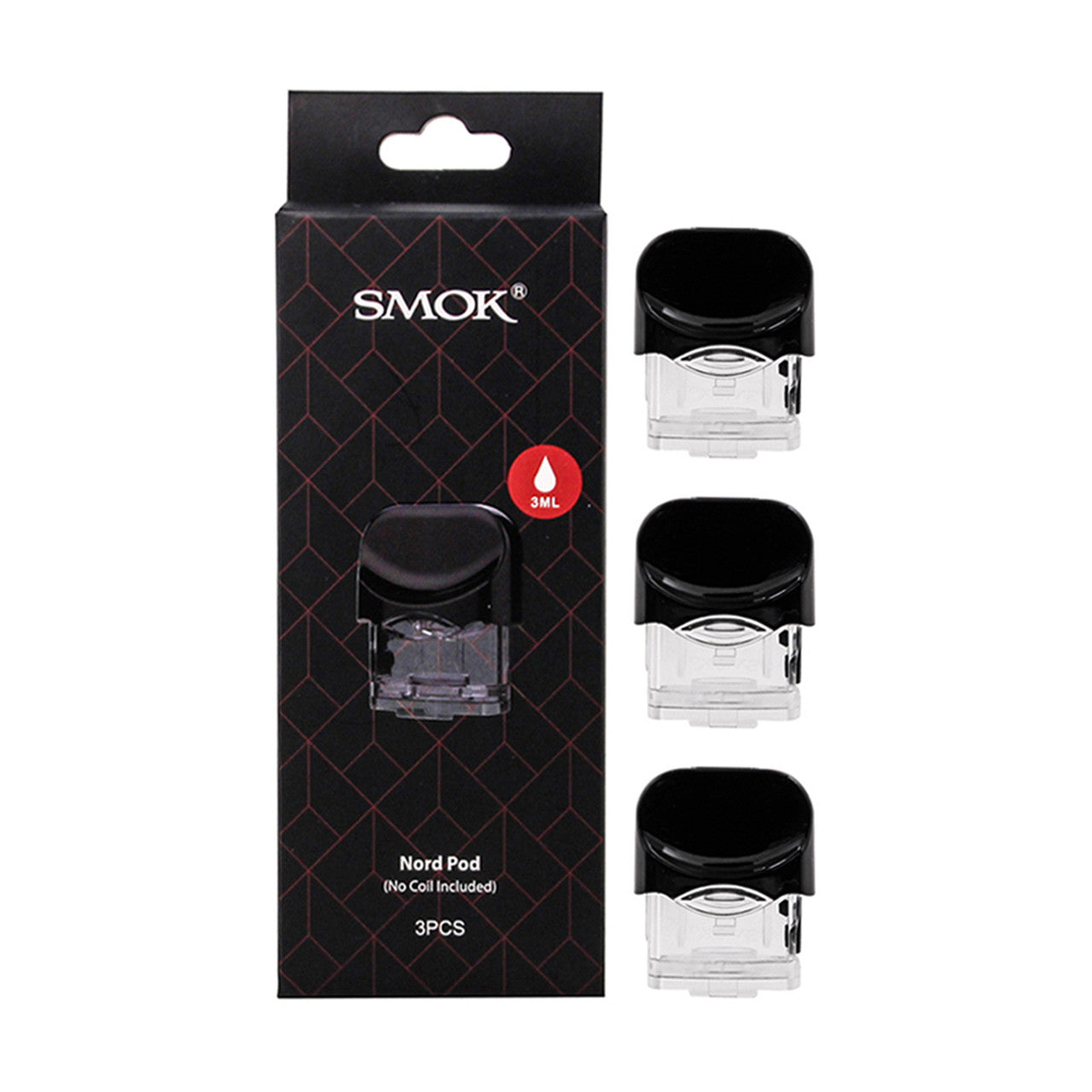 SMOK - Nord 3ml Replacement Pod Without Coil - 3 Pack