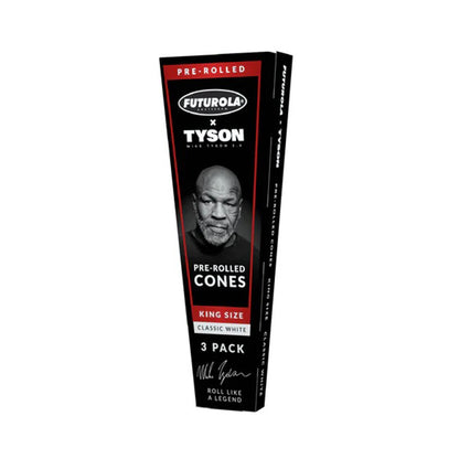 Tyson 2.0 x Futurola - King Size Pre-Rolled Cones (3 Pack) - Box of 30