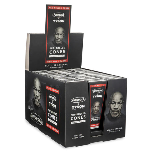 Tyson 2.0 x Futurola - King Size Pre-Rolled Cones (3 Pack) - Box of 30