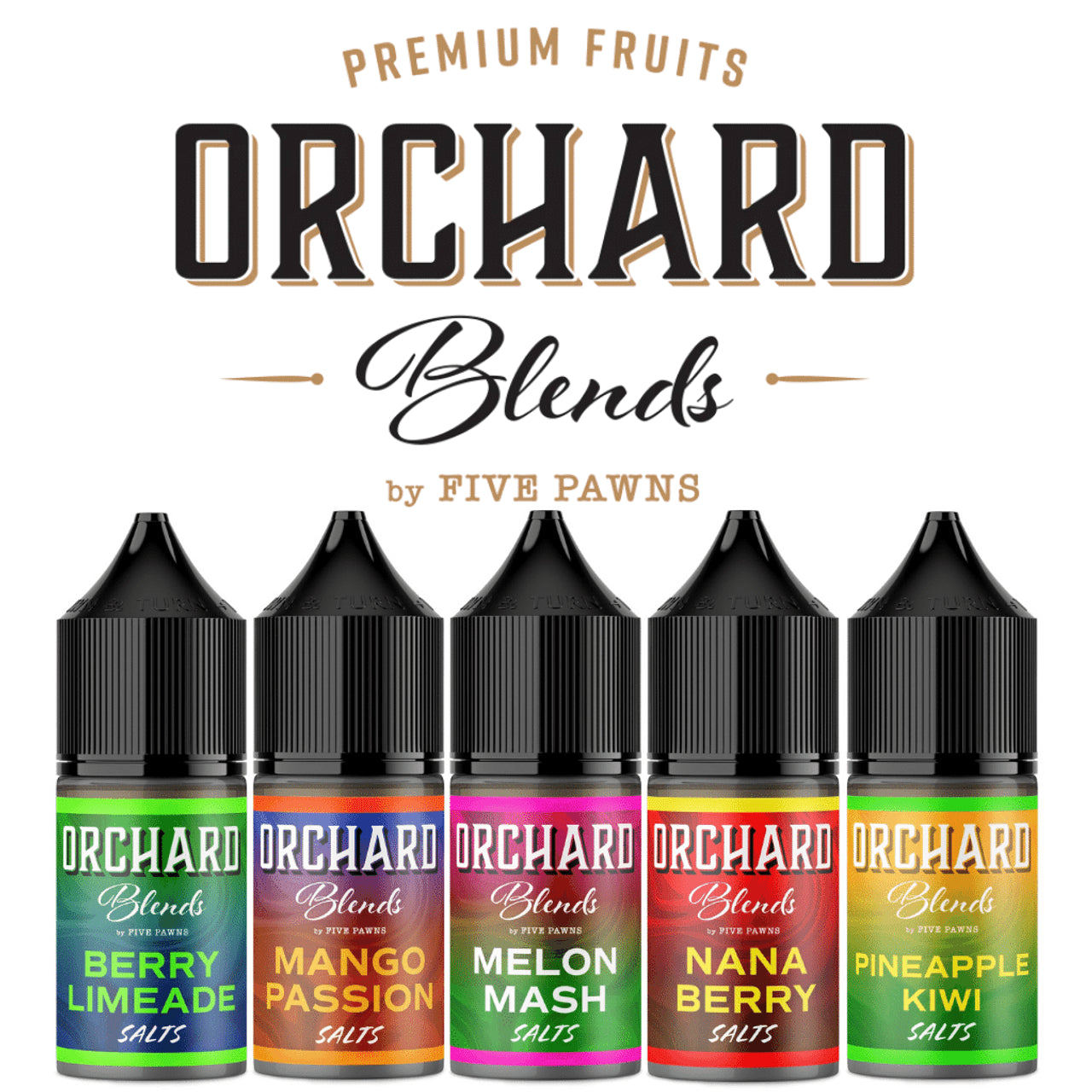 The Orchard Blends 30ML Synthetic Salt E-Liquid by Five Pawns