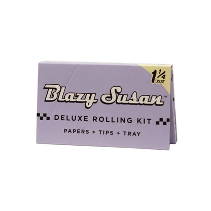 Blazy Susan® - Purple 1¼ Rolling Papers Deluxe Rolling Kit - Display of 20