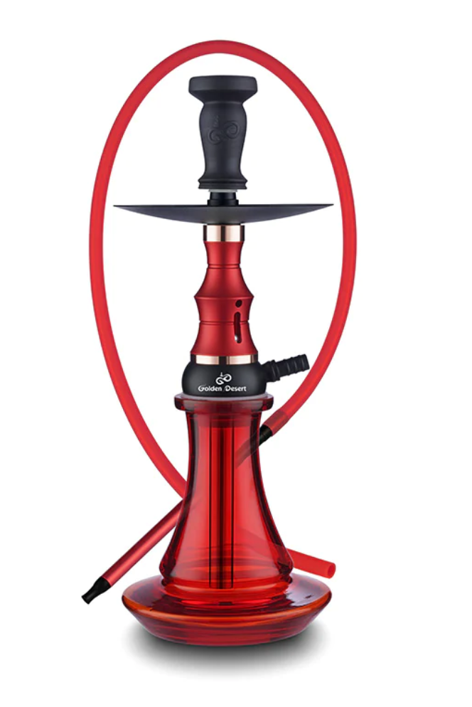 Golden Desert Comet Hookah