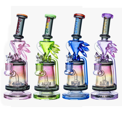 Cheech Glass - Assorted Recycle Your Crystals Water Pipe - with 14M Bowl