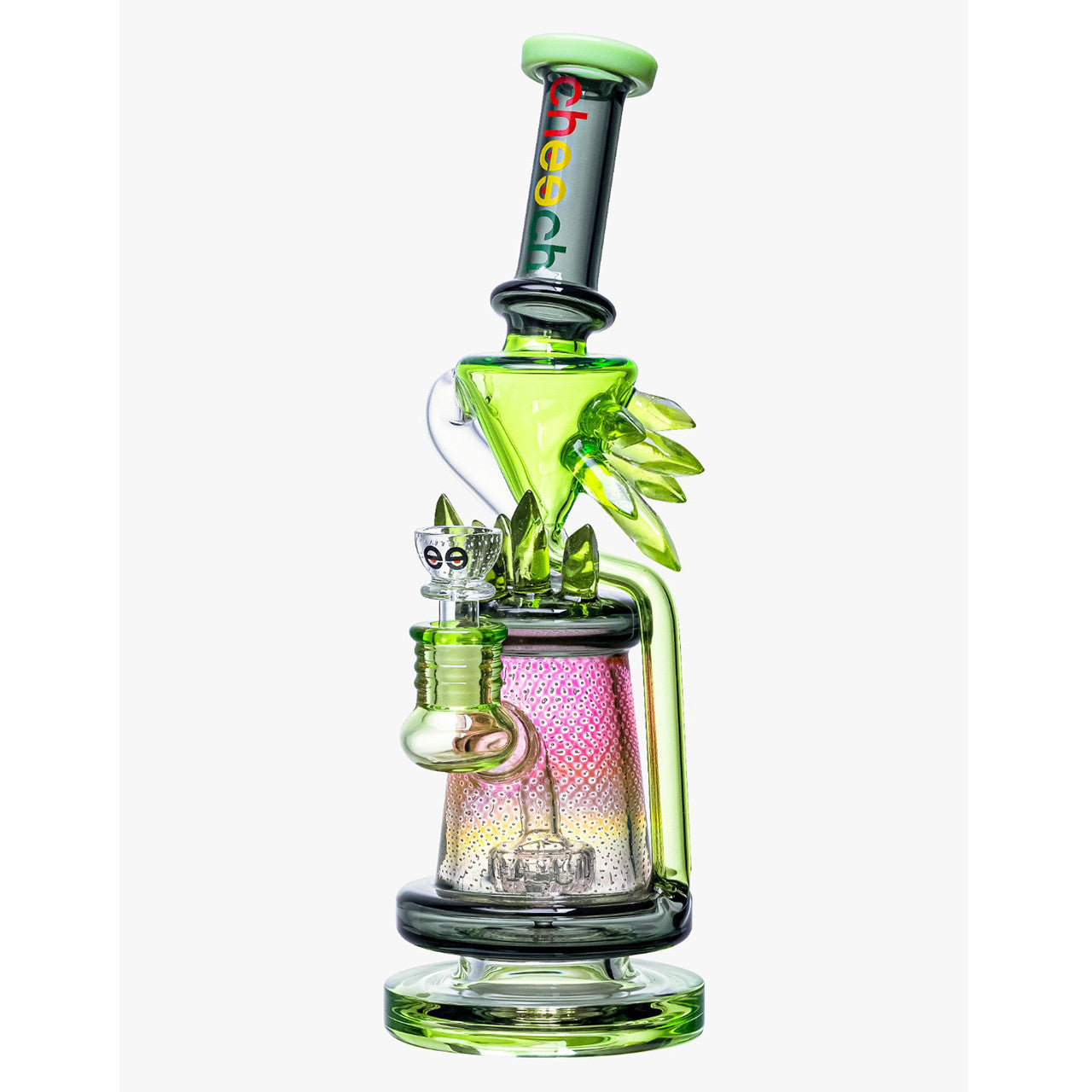 Cheech Glass - Assorted Recycle Your Crystals Water Pipe - with 14M Bowl