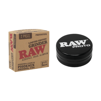 RAW® - 2.5" Prototype Black 2-Part Grinder - Limited Edition