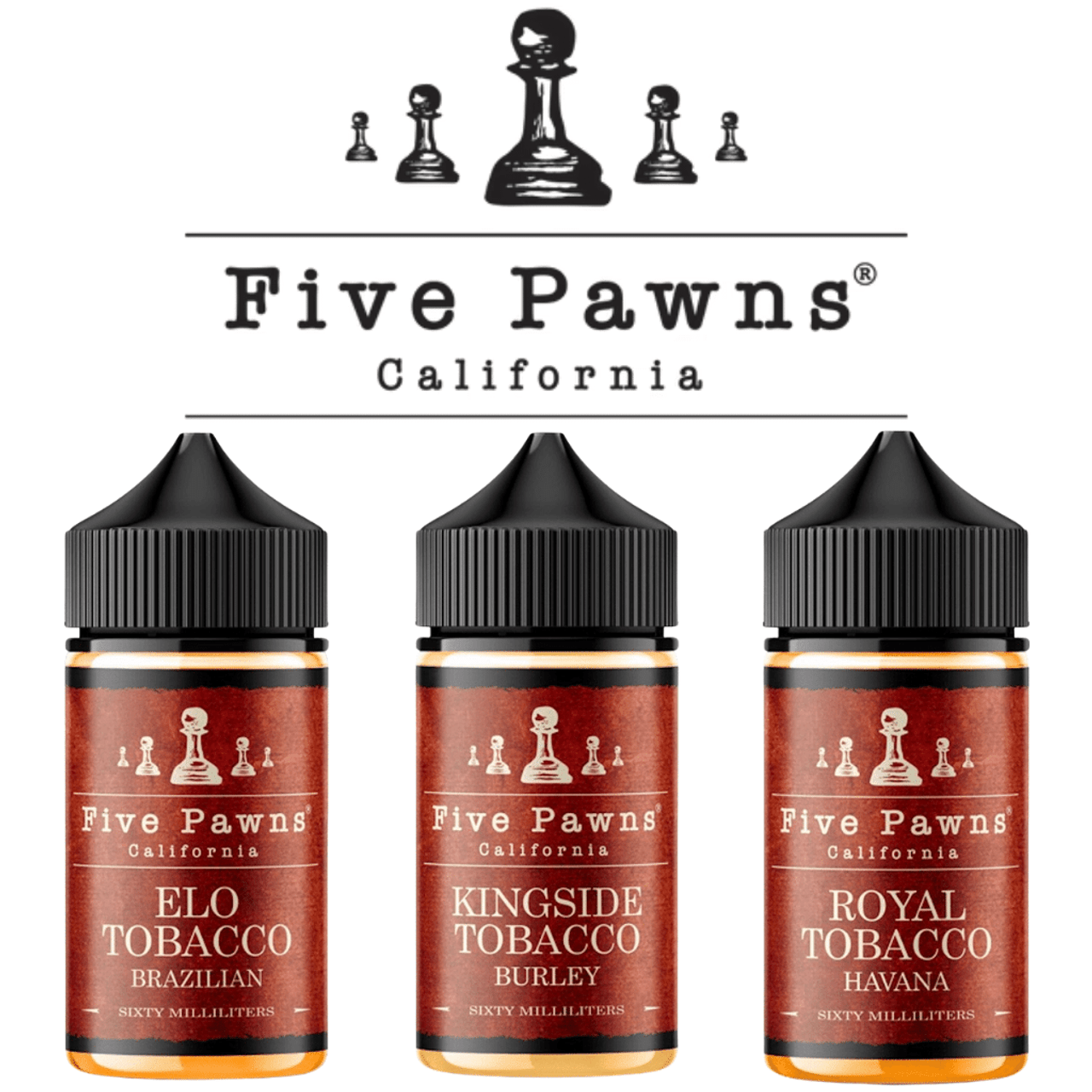 Five Pawns Red Tobacco Series 60ML Synthetic E-Liquid