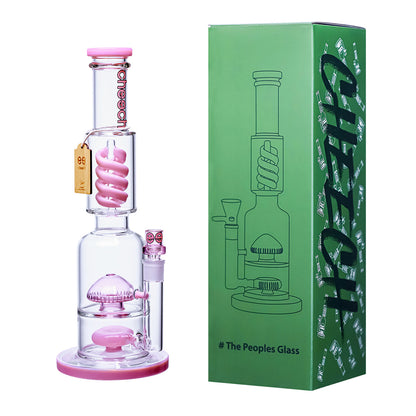 Cheech Glass - Triple Threat Water Pipe - with 14M Bowl