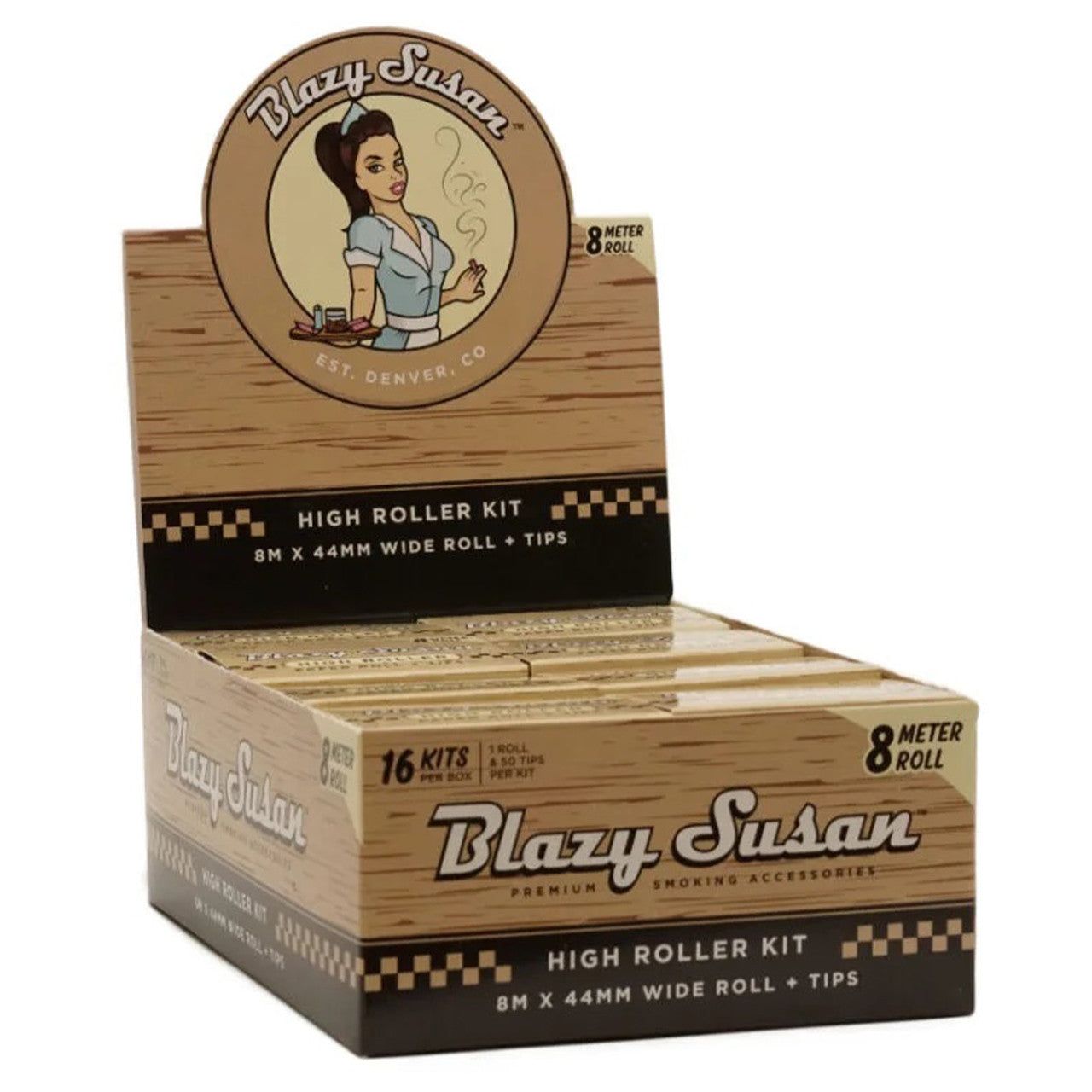 Blazy Susan - Unbleached High Roller Kit (8m) - Display of 16