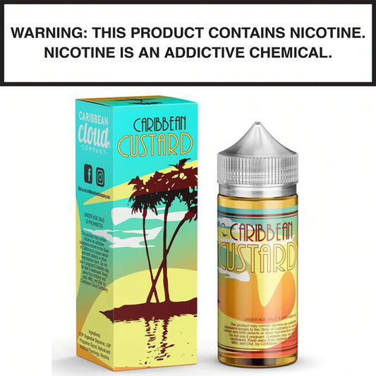 Caribbean Custard E-Liquid By Caribbean Cloud Company 100ML