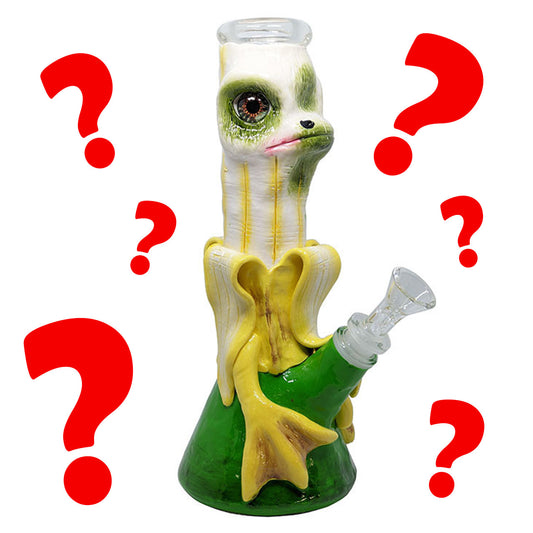 10" Clay Banana Duck Water Pipe - with 14M Bowl